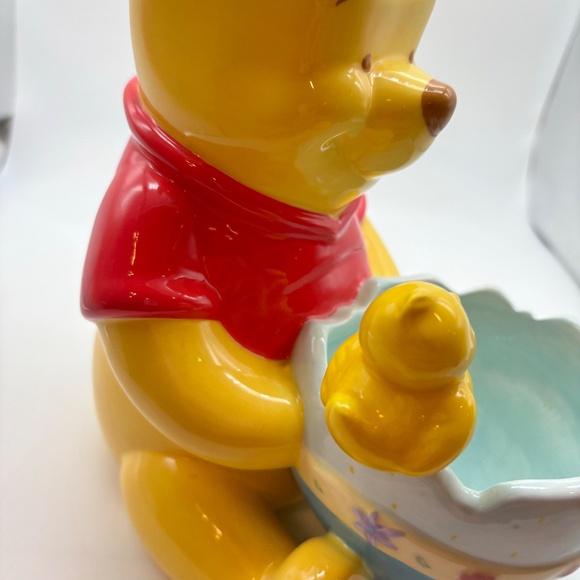 Disney Winnie the Pooh and Friends Pooh Easter Egg Ceramic Candy Bowl - Picture 9 of 16